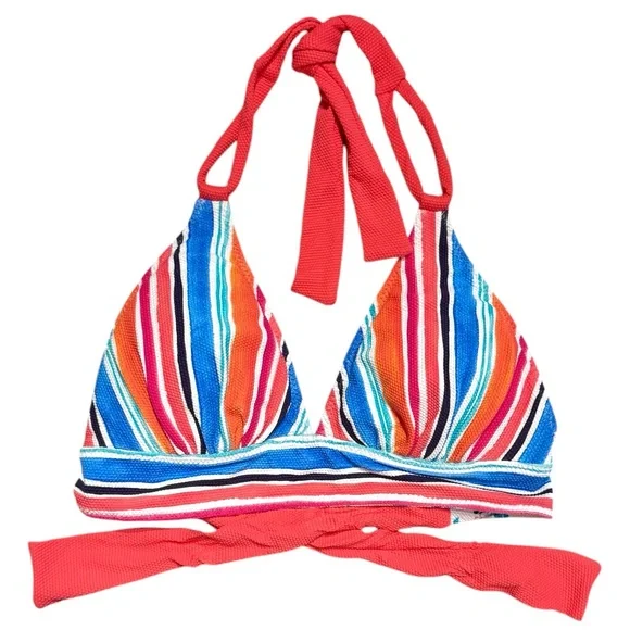 Tommy Bahama Island Cays Tropical Oasis Reversible Halter Bikini Top